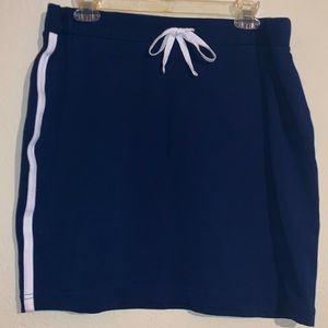 Navy Blue Doncaster Mini Skirt